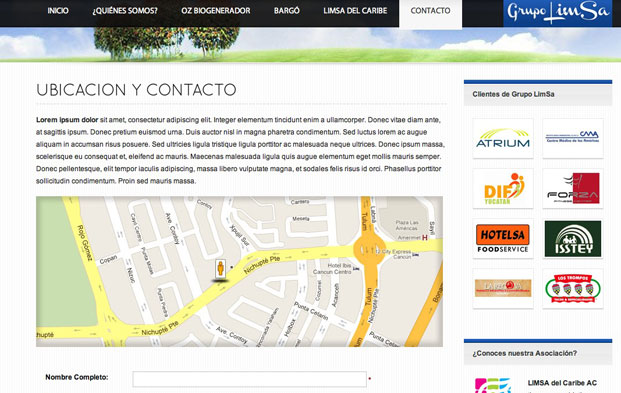 Mapas virtuales para localizar empresas y negocios en Internet