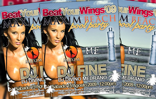 Vodka Roberto Cavalli en Maxim Beach Cancun