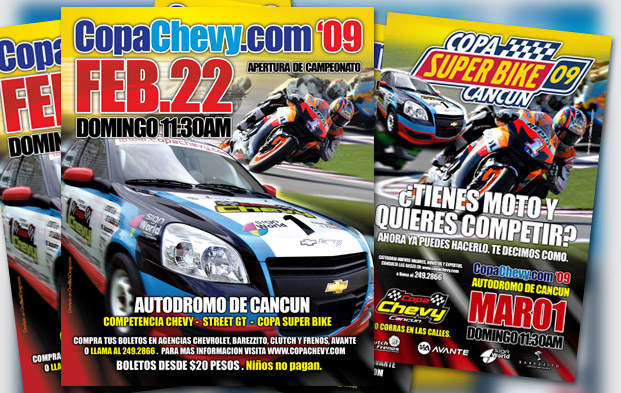 Copa Chevy Cancun creada por Diego Ortega