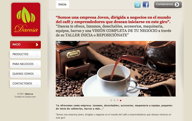 Desarrollo de pagina de Internet en la version ed SmartPage o Landing Page.
