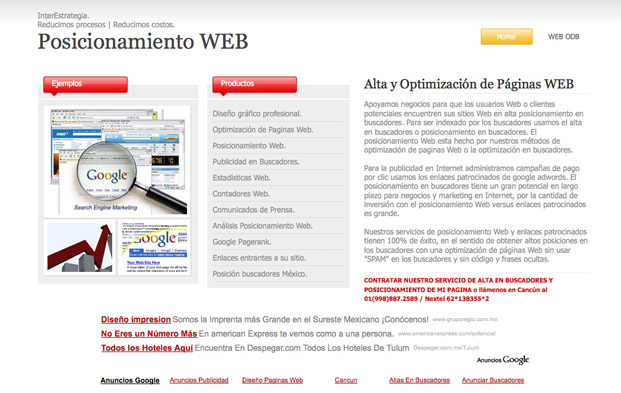 InterEstrategia - Microsites corporativos