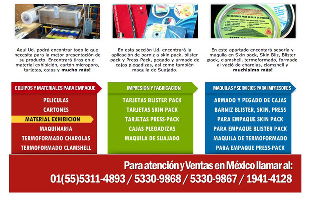 Pack-Kleen Mexico - Creacion de menus interactivos en Flash