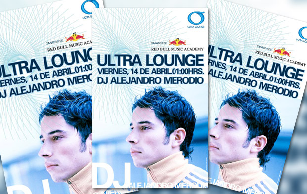 Diseño de imagen para fietas de Red Bull Music Academy