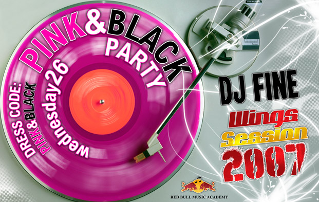 Red Bull Parties at Cancun - Diseño grafico de imagen publicitaria