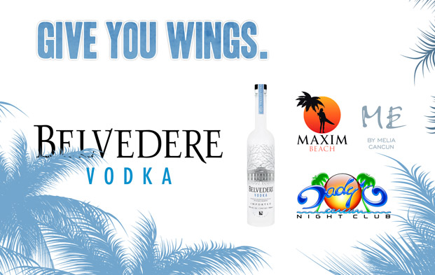 Red Bull Parties at Cancun - Invitacion cocktail Belvedere