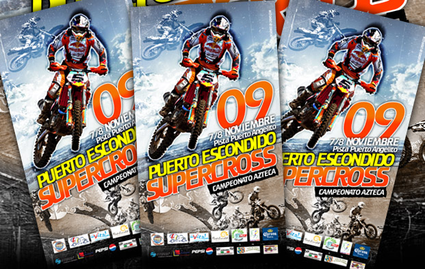 Super Cross Puerto Escondido - Diseño de imagen publicitaria