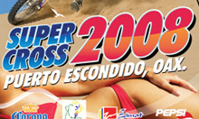 Diseño de imagen para Super Cross Oaxaca 2008