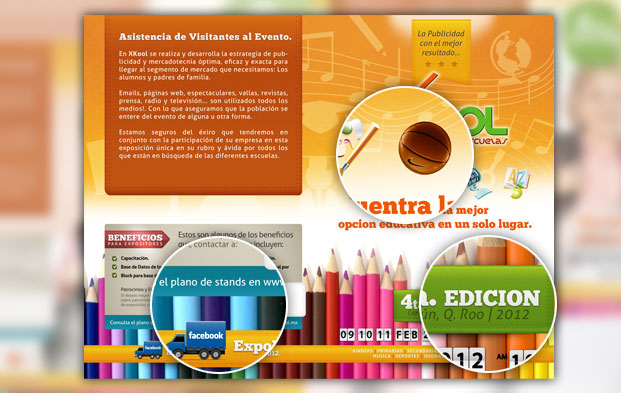 Concepto y diseño grafico de logotipo para Escuelas en Cancun
