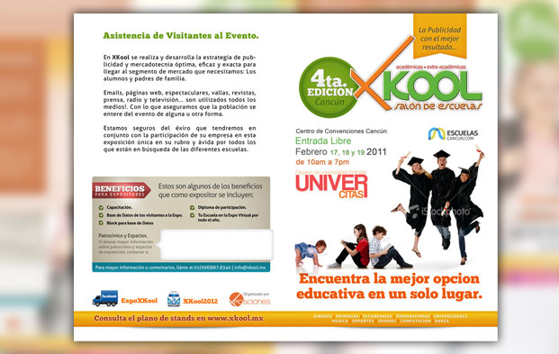 Infografias para escuelas en Cancun.